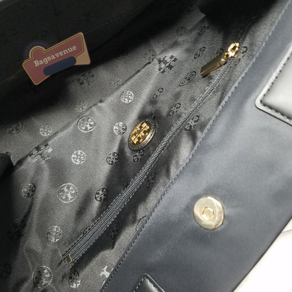Ella Tote Nylon Black SHoulder bag Tory Burch NWT - Picture 5 of 12